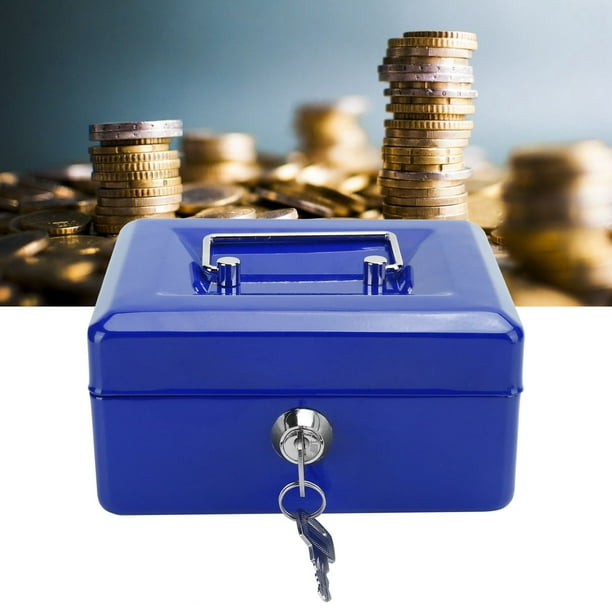 Generic Boîte De Rangement pour argent/accessoires Multi-Grille-bleu à prix  pas cher