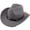 Gray, variant on Cowboy Hat,Modern Cowgirl Hat,Wide Brim Safari Hat for Sun Protection and Comfort