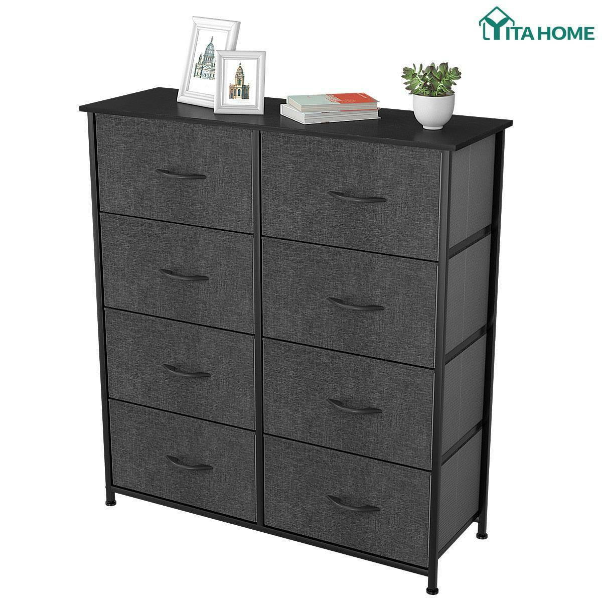 YITAHOME 8 Drawers Dresser Bedroom Bins Organizer High Storage Tower