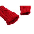 thumbnail image 3 of Calentadores de muñeca para mujer Guantes sin dedos de punto grueso Manopla de invierno - 1 Rojo Kuyhfg Bienvenido a Kuyhfg, 3 of 5