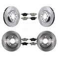thumbnail image 1 of Transit Auto Front Rear Disc Brake Rotors and Semi-Metallic Pads Kit for Car Mazda 3 Sport K8S-101237, 1 of 11