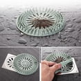 thumbnail image 5 of 5 Pack Drain Hair Catcher, Silicone Hair Stopper Bathtub Sink Filter, Shower Drain Cover, 5 of 5