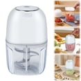 thumbnail image 2 of Cheese Grater Tool Garlic Chopper Usb Garlic Mincer Masher Portable Veggie Chopper to Vegetable Grinder Processor Stainless For Onion Vegetable Grater, Kitchen Grater, Stainless Steel Grater, Handhel, 2 of 9