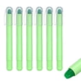 thumbnail image 1 of Green Gel Highlighters, 6 Pack Gel High Lighters No Bleeds Highliters Pens Wax Crayon Neon Clear View Bright Marker Pen Twist Up Gel Stick Cute for Books Office Adults, 1 of 6