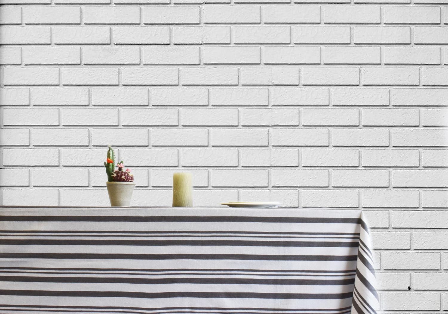 Nappe à rayures 100 % coton Broadway de Fabstyles