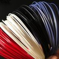 thumbnail image 5 of Synthetic Concave Shape Soft Top Spinning Ball Hex Tennis Racket String Racquet Wire Angular Polyester Thread RED, 5 of 8