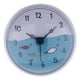 thumbnail image 5 of Mini Reloj Impermeable, Reloj de Pared Redonda de Silicona + Pvc para Baños, Cocina, Refrigerador y Otros Lugares Húme Blanco Baoblaze Reloj impermeable para baño, 5 of 8