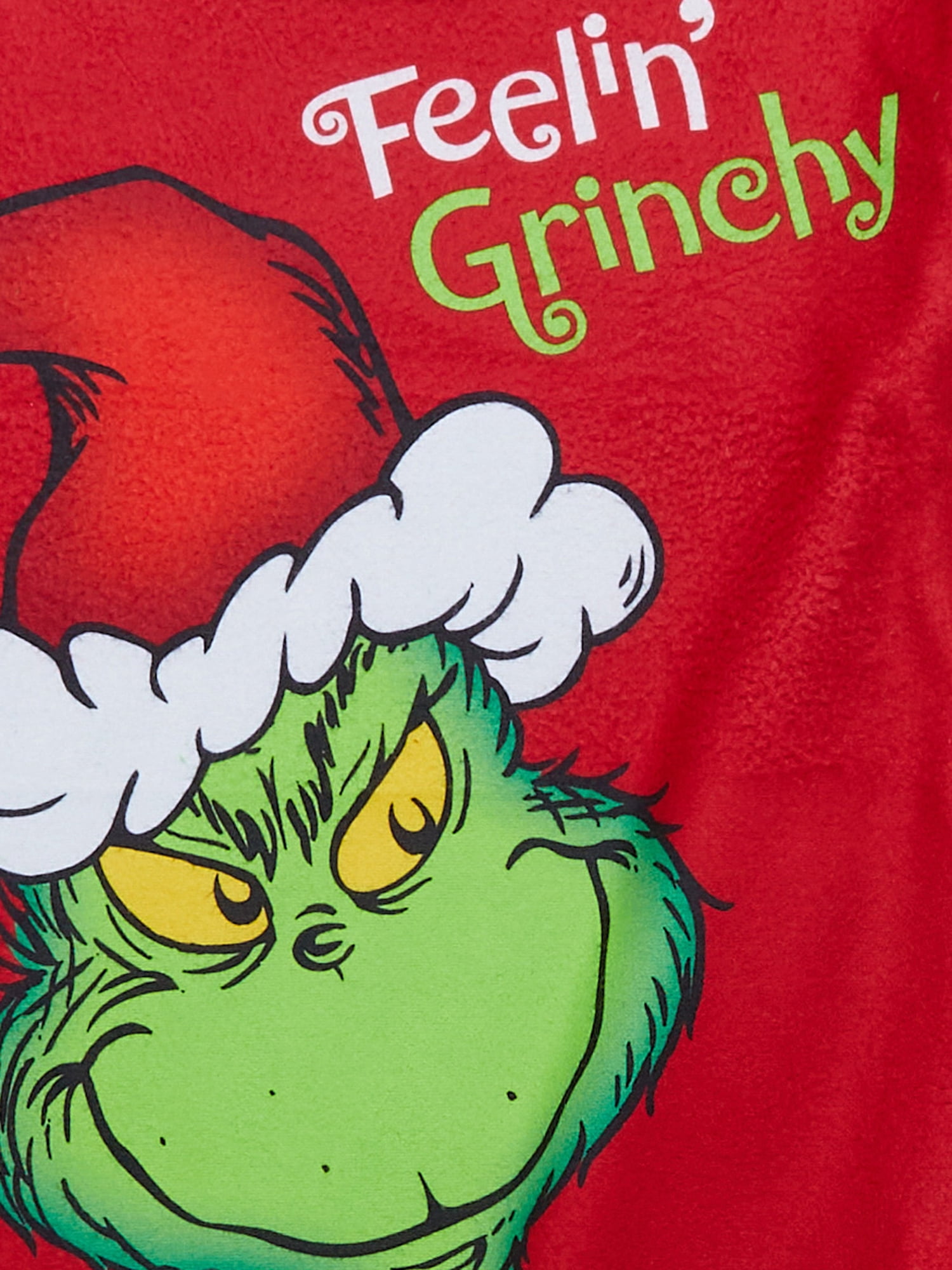 The Grinch Girls Long Sleeve Top and Pants Pajama Set, 2-Piece, Sizes 4-12