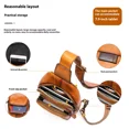 thumbnail image 4 of Crossbody Sling Backpack, Sling Bag For Men Women Shoulder Backpack Chest Bags Crossbody Daypack For Hiking Camping Outdoor Trip, 4 of 6