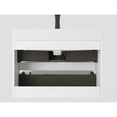 thumbnail image 6 of White Wall Mounted Vanity | Double Drawers for Ample Storage | Timeless Elegance for Your Bathroom, 6 of 6