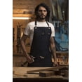 thumbnail image 2 of U Chef Delantal de Cocina y Trabajo, Mandil de Bartender con Correas Cruzadas en la Espalda para Hombres y Mujeres (Negro), 2 of 5