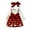 Red, variant on Generic Toddler Kid Child Baby Girls Christmas Long Sleeve Print Princess Dress Suspender Skirt with Headbands Outfits Set 2PCS Clothes Set ﻿(3-6 Months,2-White)