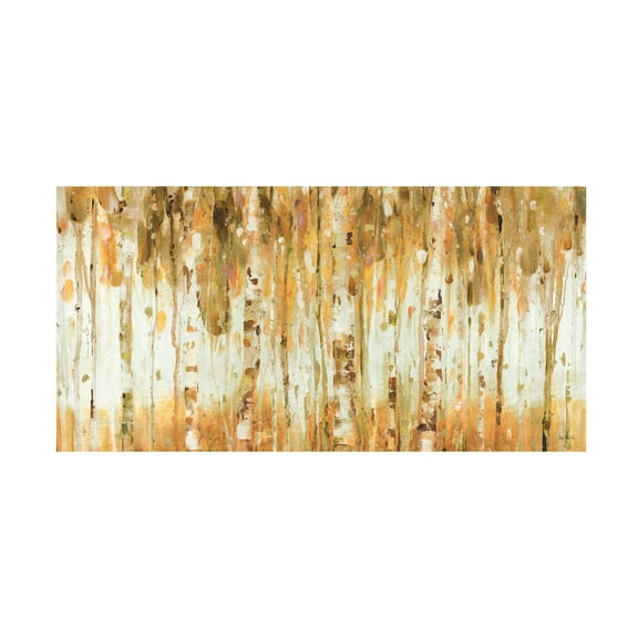 Trademark Fine Art 'The Forest I Fall Crop' Canvas Art by Lisa Audit