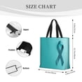 thumbnail image 3 of Balery a Teal Ribbonin Bolsa de Mano para Mujeres con Cremallera, Bolsa de Gimnasio con Compartimentos, Bolsa para Laptop, Bolsa para Trabajo, 3 of 7
