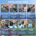 thumbnail image 5 of Doulami Battery Powered Sprayer, 2 Gallon Electric Garden Sprayer with 2.5Ah Battery, 3 Nozzles, 3 Adjustable Spray Modes, Water Pump Sprayers with Adjustable Shoulder Strap for Yard, Lawn and Garden, 5 of 8