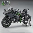 thumbnail image 1 of 1:9 Scale Kawasaki H2R Alloy Motorcycle Model Diecast Off-Road Autocycle Toys Carrying Lights, 1 of 5