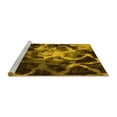 thumbnail image 2 of Ahgly Company Machine Washable Indoor Rectangle Abstract Yellow Modern Area Rugs, 8' x 12', 2 of 4