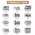 thumbnail image 2 of 12Pcs 12 Styles Plastic Heat Transfer Film Logo Stickers Set for DIY T-Shirt Bags Hats Jackets Word 80x56~70mm 1pc/style, 2 of 7