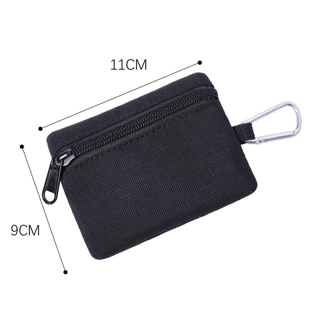 Simple Camping Mountain Climbing Fishing Key Bag Can Compact Coin Purse Buckle Storage Be Y8J2