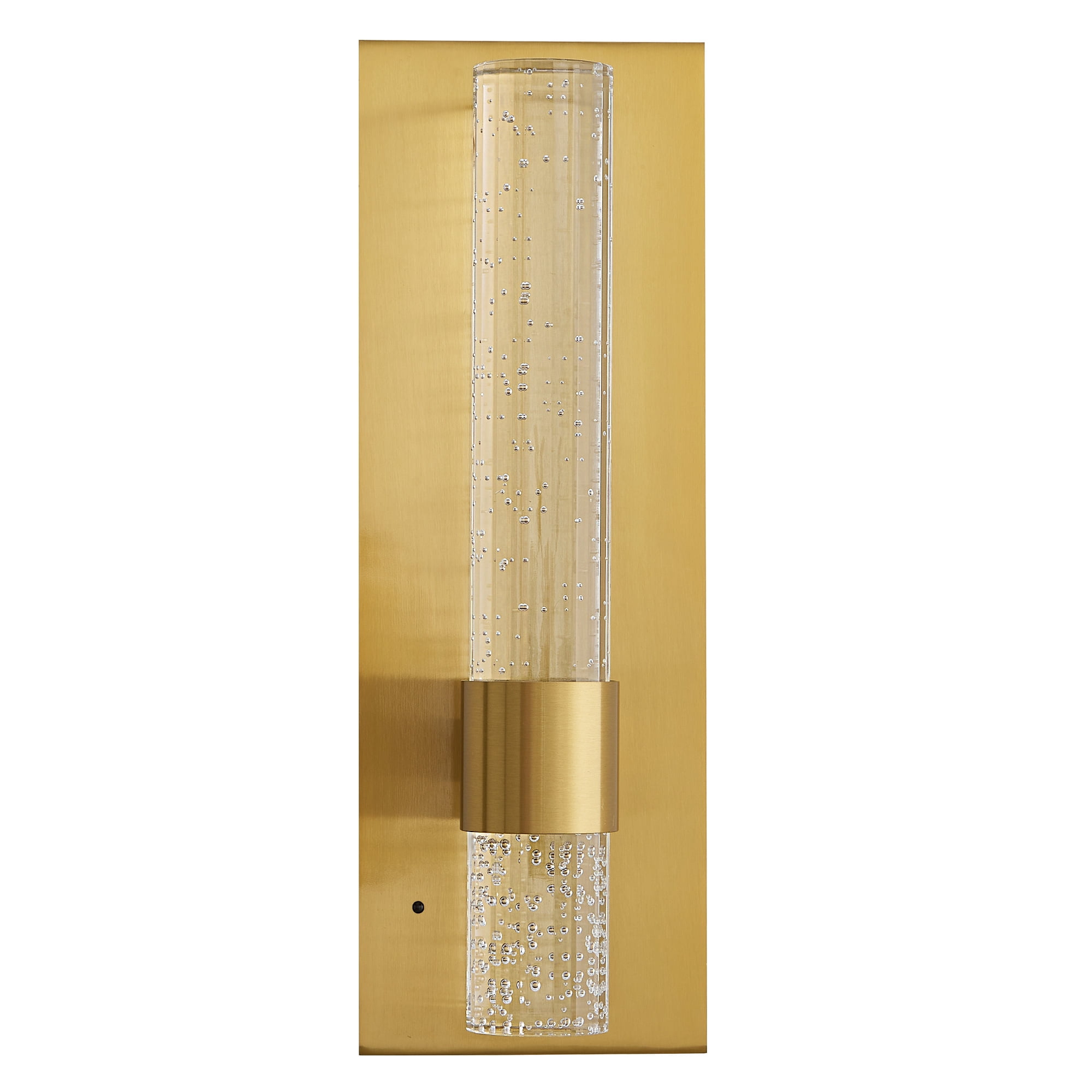 Deyidn 13.7" Wall Sconces Rechargeable Modern LED Wall Lamps Dimmable Battery Operated Wireless Wall Light Fixtures with Acrylic Crystal and Remote Control