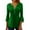 510_Deep Green, variant on 3/4 Sleeve T Shirts for Women Tops Summer Printed Top With Sleeves Blouse Short Shirt V Neck V Neck T Shirts for Women Blue