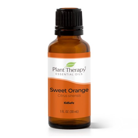 Plant Therapy Sweet Orange Essential Oil 100% Pure, Undiluted, Natural Aromatherapy, Therapeutic Grade 30 mL (1 oz)