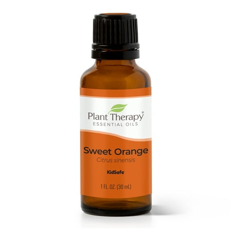 Plant Therapy Sweet Orange Essential Oil 100% Pure, Undiluted, Natural Aromatherapy, Therapeutic Grade 30 mL (1 oz)