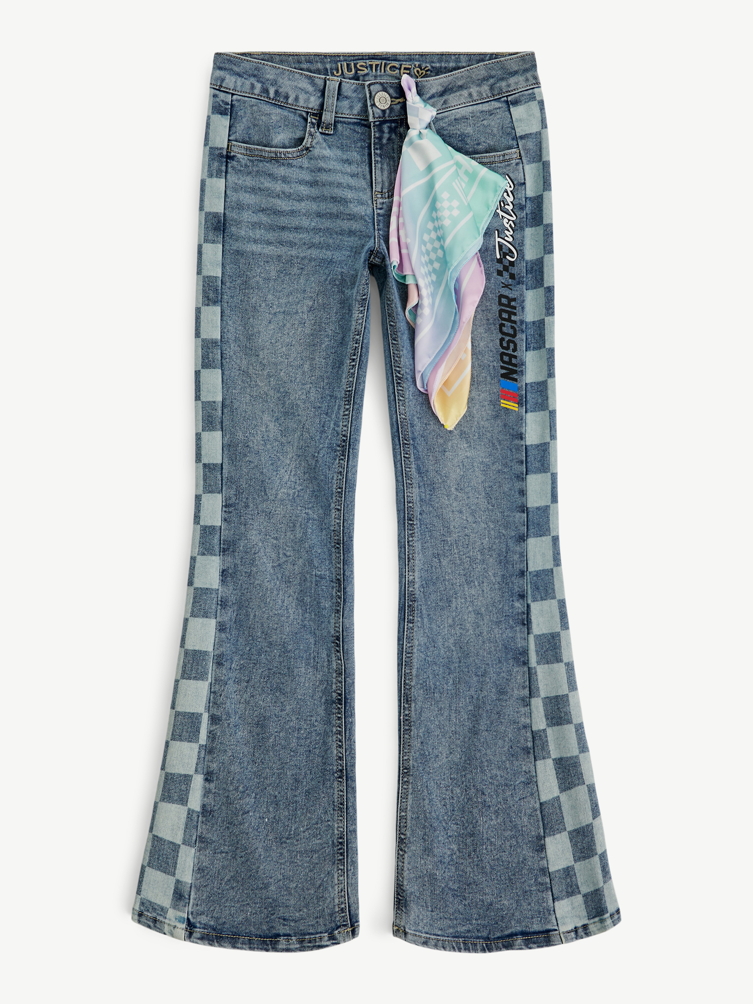 Justice Girl's NASCAR X Justice Collab Jean, Sizes 6-18, Slim & Plus
