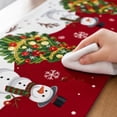 thumbnail image 4 of Eolstice Christmas Table Runner, Long Strip Tabletop Centerpiece, Holiday Dinner Decor, Festive Red Dining Table Linen, Winter Home Party Supplies, 4 of 7