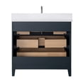 thumbnail image 6 of Vanity Art 36" Bathroom Vanity with Sink and Engineered Marble Top, Freestanding Storage Cabinet with 3 Drawers, 6 of 9