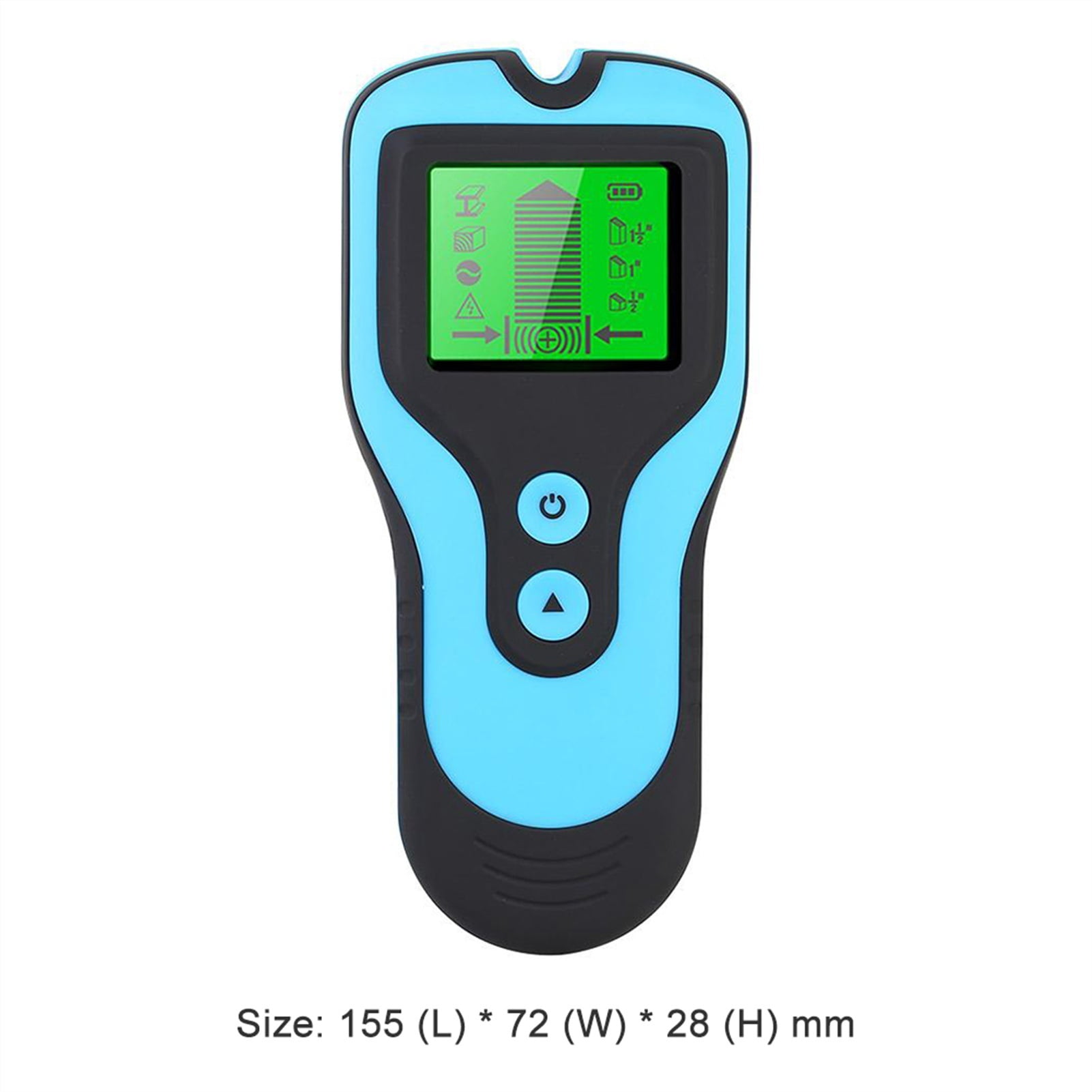 5 In 1 Wall Testing Monitor Water Purity Filter Metal Detector AC Voltage Live Wire Wood Pipe Stud Finder Wall Scanner ,High Visibility