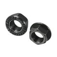 thumbnail image 1 of Unique Bargains M10 Serrated Flange Hex Lock Nuts, Carbon Steel Black Oxide Finished 100 Pack, 1 of 4