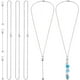 thumbnail image 1 of 1 caja de 12 piezas de cuentas en blanco para collares, barras para collares, barras para colgantes, cadena de acero inoxidable para collares., 1 of 6
