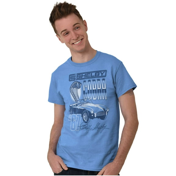 Shelby Classic Cobra Muscle Car Men's Graphic T Shirt Tees Brisco Brands S