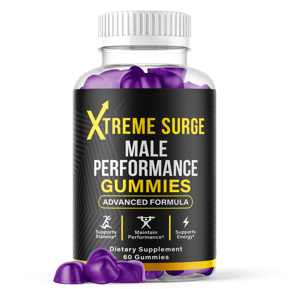 Xtreme Surge Gummies Advanced Formula All Natural Vitamin Supplement Extreme Surge 60 Gummies
