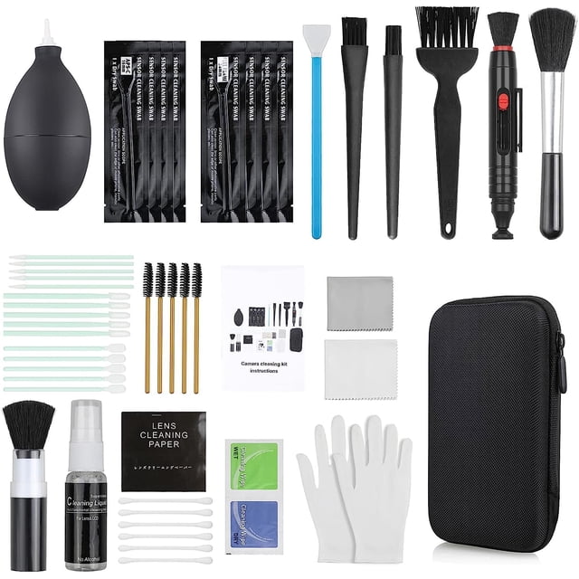 Kit de limpieza de cámara Zacro 18 en 1 para cámaras réflex digitales Canon Nikon