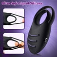 thumbnail image 3 of Blissmakers Vibrating Ring, Rechargable Silicone Stretchy Vibrating Ring with 10 Intense Vibration Modes for Men Couples Pleasure,Male Erection Enhancing and Female Vibrators,Adult Sex Toys & Games, 3 of 7