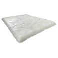 thumbnail image 5 of Soho Luxurious Faux Sheepskin White Shag Area Rug or Runner, 5 of 5