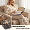 thumbnail image 3 of ZUXONGSY Cross Jesus Print Bible Cover Case for Women Quilted Bible Protector Large Christian Tote Bag with Handle Scripture Bag for Daily Use, 3 of 7