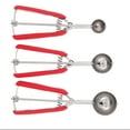 thumbnail image 1 of Stainless Steel Ice Cream Scoop Set Effort Saving Rebound Kitchen Digging Cookies Scoop, 1 of 7