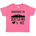 thumbnail image 3 of Inktastic Seattle Washington Someone Loves Me Skyline Boys or Girls Toddler T-Shirt, 3 of 5