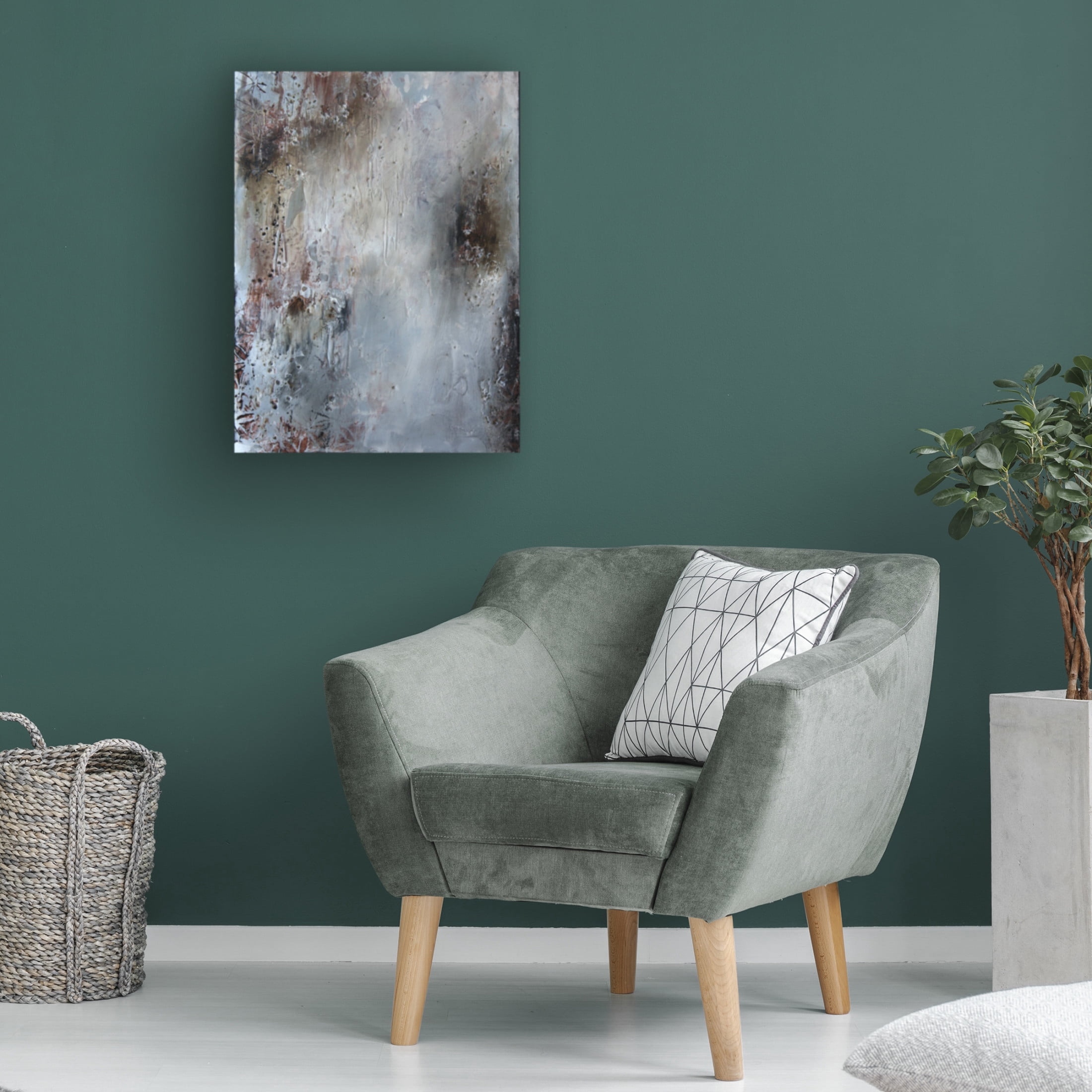 Canvas Wall Art - Deb Chaney 'Terracotta I' Wall Art for Living Room, Bedroom, or Office Décor by Trademark Fine Art - 14 x 19 Inches