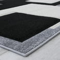 thumbnail image 5 of Allstar Grey Modern Geometric square Contemporary design Area Rug (5' 2" x 7' 2"), 5 of 7