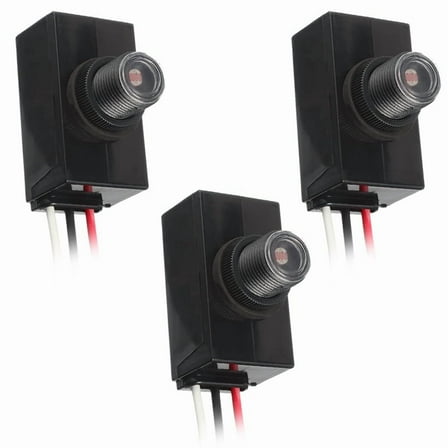 Dusk to Dawn Sensor for Outdoor Lighting Photoelectric Switch Photocell Light Sensor Hardwired Post Eye Light Suitable