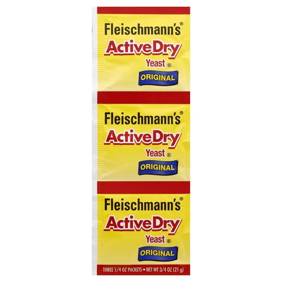 Pack Of 3 Fleischmann's Active Dry Yeast, 3 ct (Package May Vary)