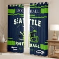 thumbnail image 2 of jejeloiu Seattle Blackout Curtains Set of 2 (38x54 Each),Deepblue Rugby Helemt Curtains and Drapes,American Football Sport Living Room Curtains For Kids Teens,Microfiber Bedroom Decor, 2 of 6