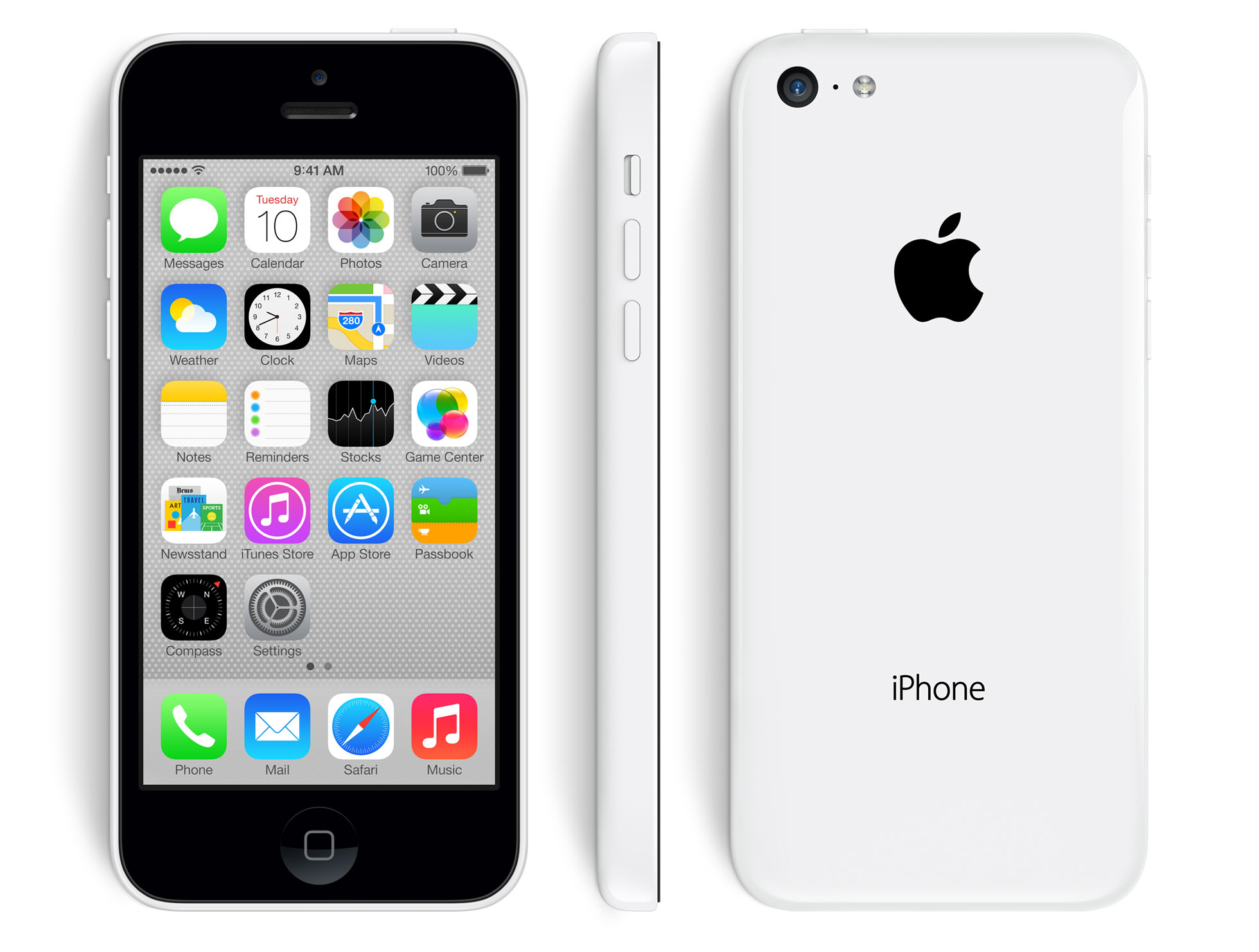 Apple iPhone 5C 8GB 4G LTE Prepaid Smartphone (Straight Talk) - image 2 of 3