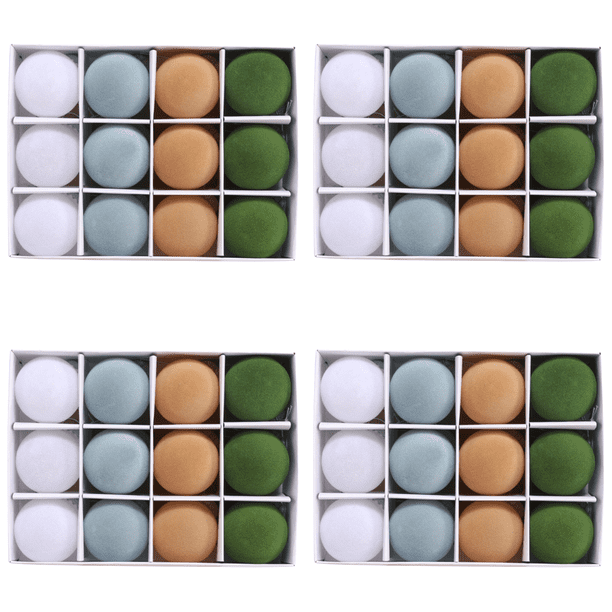 12 Unids/caja Bolas Navidad Terciopelo Del 6 Cm (A)
