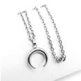 thumbnail image 1 of GAXIRE Collar Arc De Inoxidable Plateado Para Combinar Con Y Ocasiones Especiales, 1 of 8
