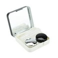 thumbnail image 4 of estuche para lentes de contacto, Caja De Lentes, Lentes Estuche De Lentes De Contacto Funda Reflectante Juego De Estuches De Lentes De Contacto Caja De Kit De Viaje Lindo Y Encantador[Negro] Neg EOTVIA NO, 4 of 6
